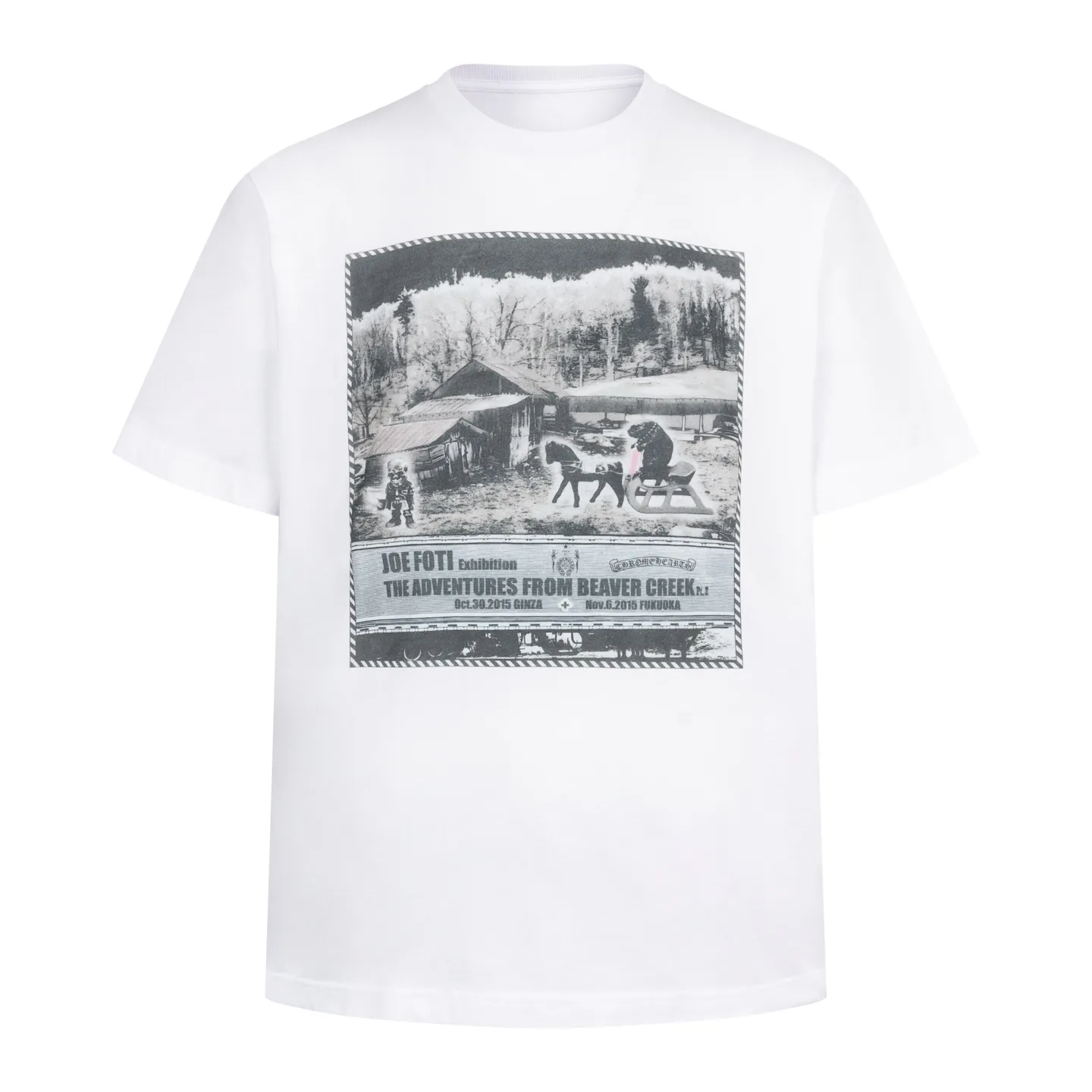 🅿️280 [Exclusive supply] CH Croxin FOTI oil painting printed short-sleeved fabric is made of 26-woven 200g cotton material. Printing is very important here. The ink used in the original version is beyond the standard printing, and ordinary printing factories have no ability to restore it. After running to many factories, the final efforts paid off. The overall wiring is straight and delicate, the fabric is comfortable and soft, and the color is consistent without color difference. It can be matched with the same style to create a fashionable look, and can be used in various occasions. Customized accessories, complete with three standards, same style for men and women! Size:S/M/L